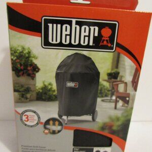 Weber 7150 Black Premium Grill Cover 22" Kettle Master-Touch Charcoal